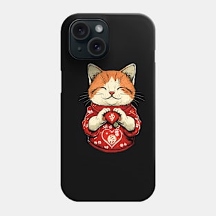 Cute Maneki Neko Cat | Lucky Charm Phone Case