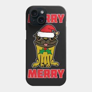 Merry Merry Pug Phone Case