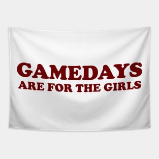 Gamedays Are For The Girls, Game Day Y2K Shirt | Women's Game Day Tapestry