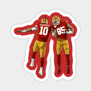 Jimmy Garoppolo x George Kittle San Francisco 49ers Magnet