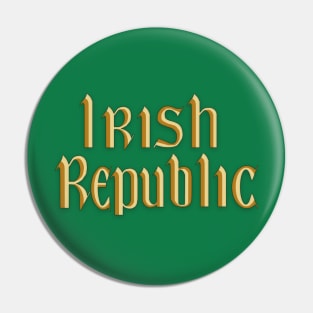 Irish Republic 1916 Rebel Flag Pin