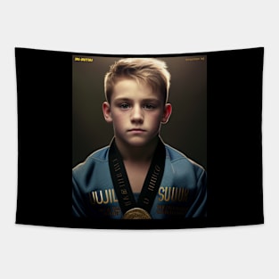 kids jiujitsu Tapestry