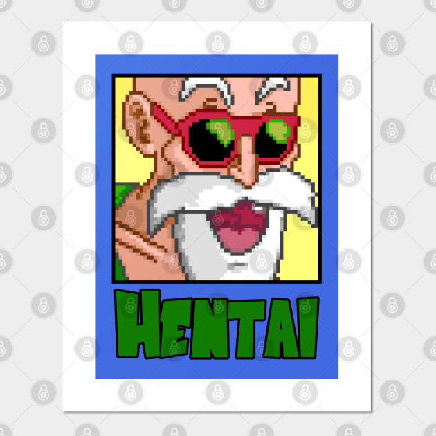 Master Roshi Hentai Master Roshi Poster E Stampa Artistica