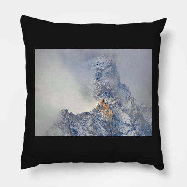 On Golden Point Pillow by Whisperingpeaks