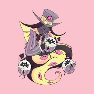 Sir Pentious and Egg boys Hazbin Hotel Fanart by Anshiehoop T-Shirt