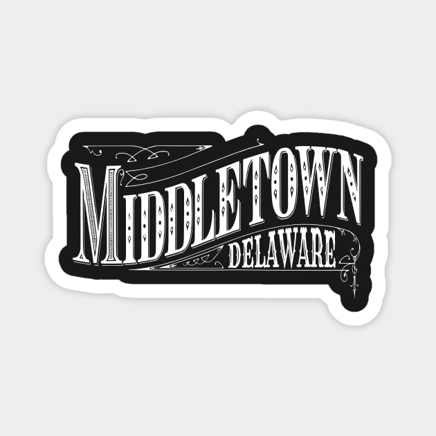 Vintage Middletown, DE Magnet by DonDota