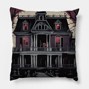 Haunting House Pillow