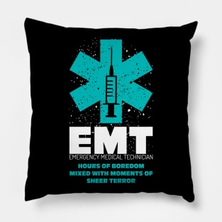 Funny Emergency Medical Technician EMT Gift For Men Women Pillow