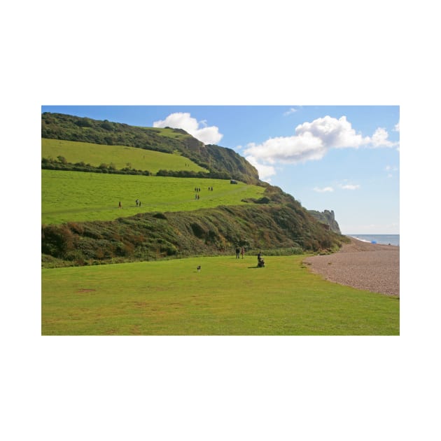 Branscombe Mouth by RedHillDigital