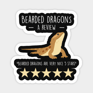Bearded Dragon Review Magnet