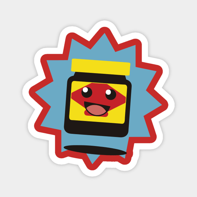 Happy Vegemite Magnet by Stijn Scrayen