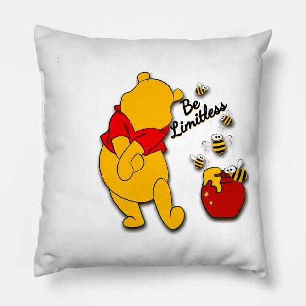 Anthropomorphic Teddy Bear Happy Pillow by PyGeek