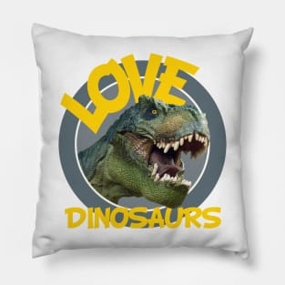 Love Dinosaurs Pillow