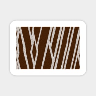 Zebra skin texture pattern Magnet