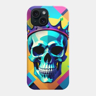 CROWN SKULL HOME DECOR Phone Case