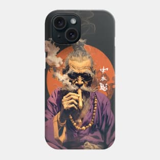 Puff Sumo: I Am Satoshi Nakamoto of Bitcoin Cyber Currency on a Dark Background Phone Case