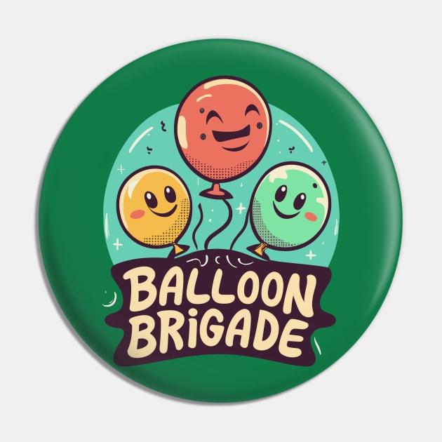 Balloon Brigade Pin by nefuku