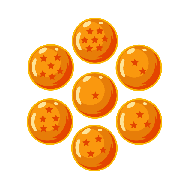 Seven Dragon Balls by InfinityTone