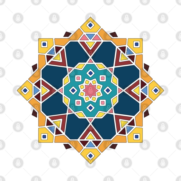 Mandala, Islamic motif by faiqawaheed