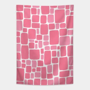 Pink pedestrian street Tapestry