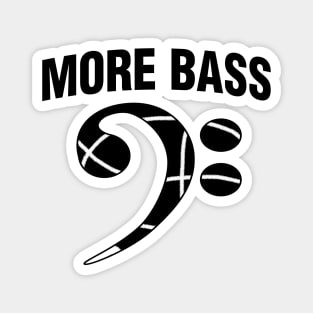 More Bass Clef Magnet