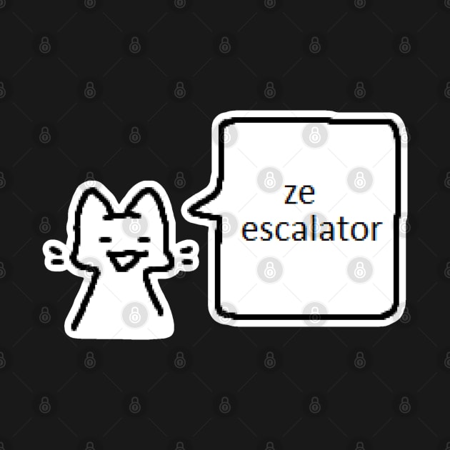 ze escalator by Kippicat
