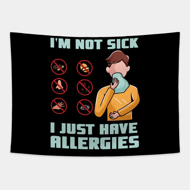 Allergy Awareness Gift Tapestry by maxdax