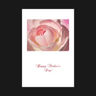 Pink Rose Mother's Day Card T-Shirt