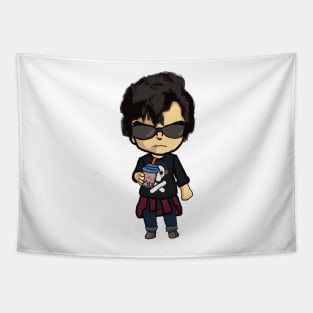 Chibi DJ Depression Tapestry