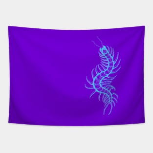 Psychedelic scolopendra Tapestry