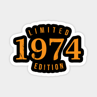 1974 Limited Edition 47th Birthday Party Shirt Magnet