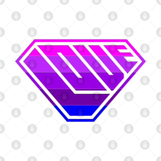 Love SuperEmpowered (Light Pink, Purples & Blue) by Village Values