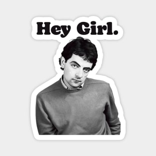 Hey Girl Mr Bean Magnet