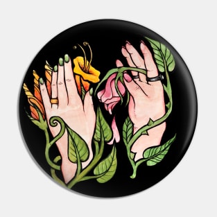 Green Witch Magick Pin