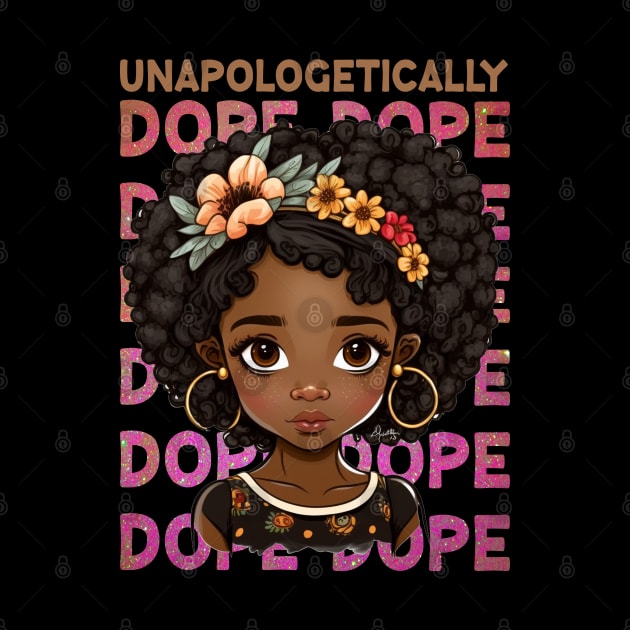 Unapologetically Dope, Black Girl, Black Queen, Black Woman, Black History by UrbanLifeApparel