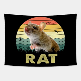 Rat Sassy Rat Shirt Playful Purr-fection Tapestry