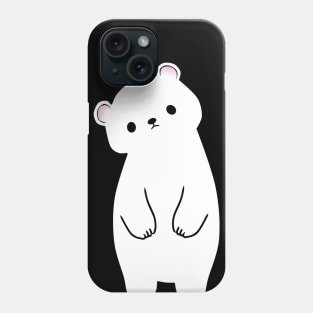 Cute Polar Bear Comic Phone Case