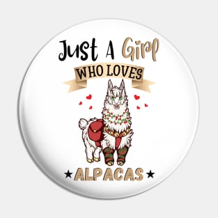 Just a girl who loves alpacas Pin