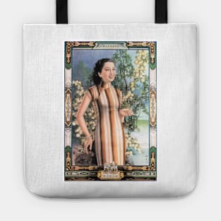 Chinese Woman Pin Up Art Pirate Cigarettes Cigars Tobacco Vintage Advertisement Tote