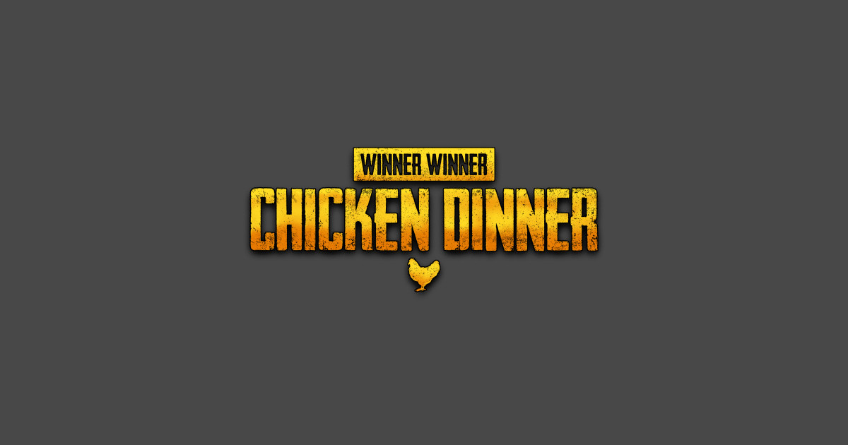 Chicken Dinner - Pubg - Sticker | TeePublic