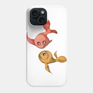 red fish yellow fish Phone Case