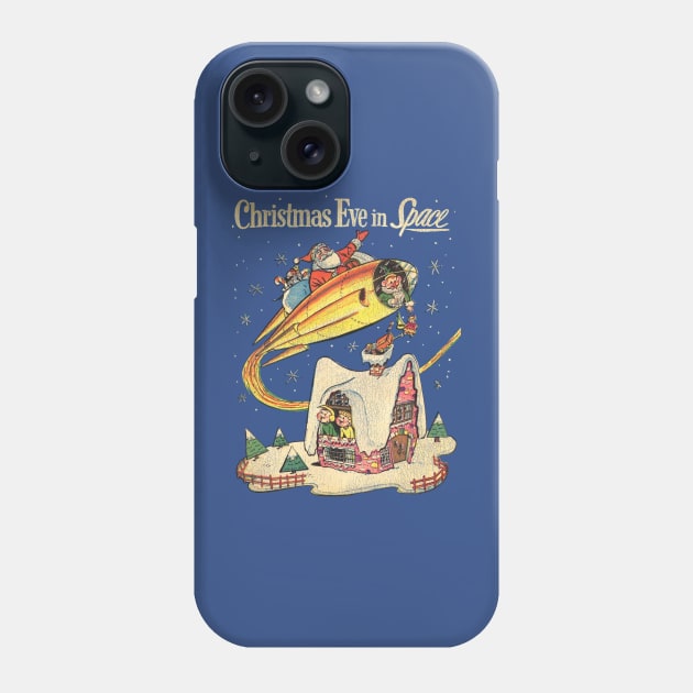 Christmas Eve in Space! Phone Case by darklordpug