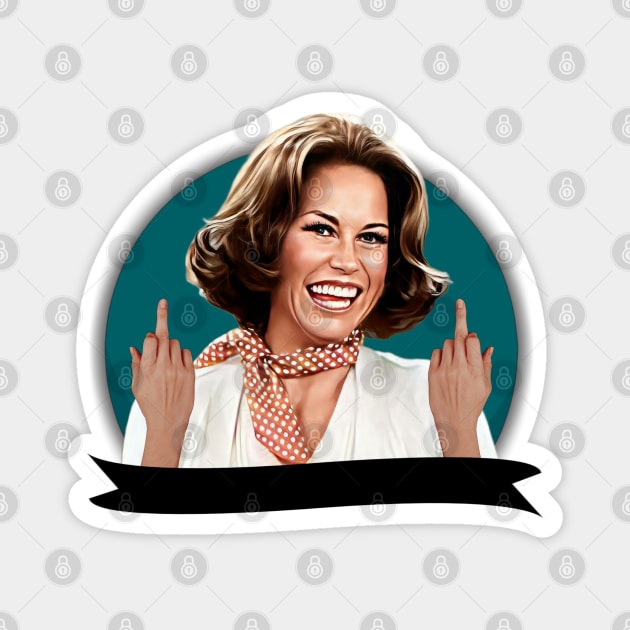 Mary Tyler Moore Magnet by Indecent Designs