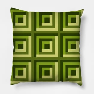 Log Cabin Patchwork Pattern Pillow