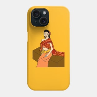 Thai Traditional Dress - Thai Beauty ! Phone Case