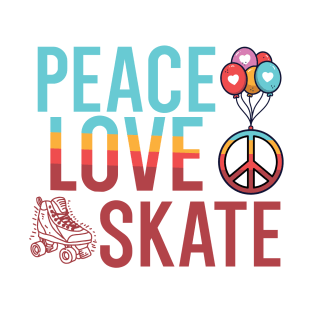 Peace Love Skate T-Shirt