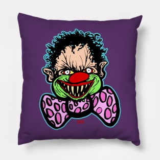 Creepy Evil Clown Pillow