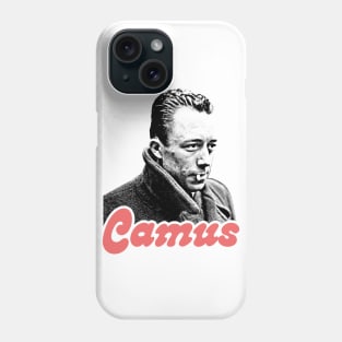 Albert Camus /// Retro Fan Art Design Phone Case