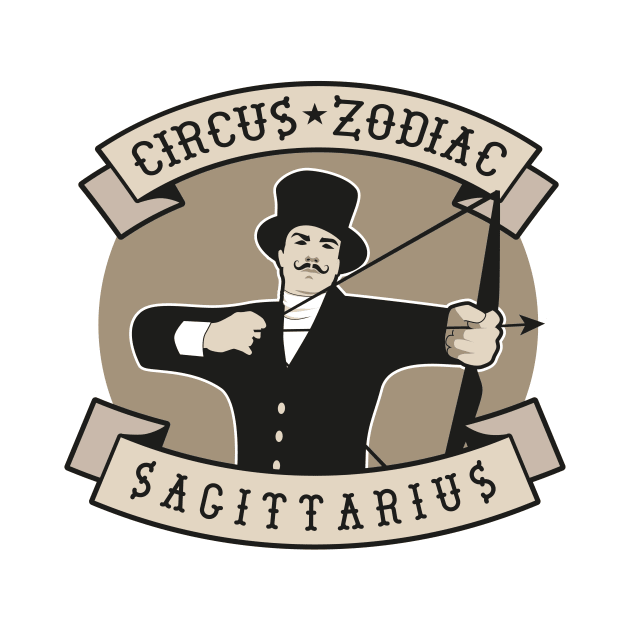 Zodiac Circus Emblem. Sagittarius. by LaInspiratriz