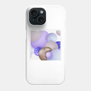 Brown Blue Circle Balls Phone Case